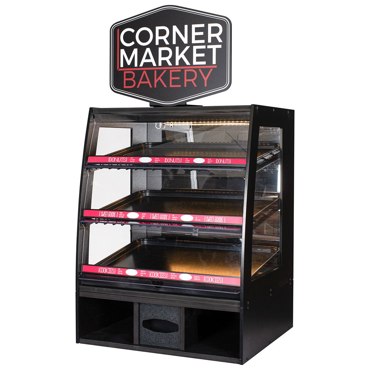 Corner Market Large Countertop Bakery Case Rich Convenience