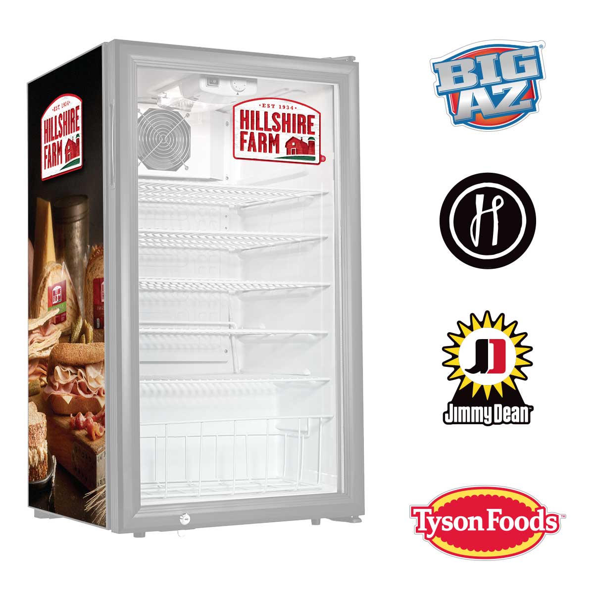 Branded Graphics Packages for CTR 3.75 Cooler | Tyson Foods